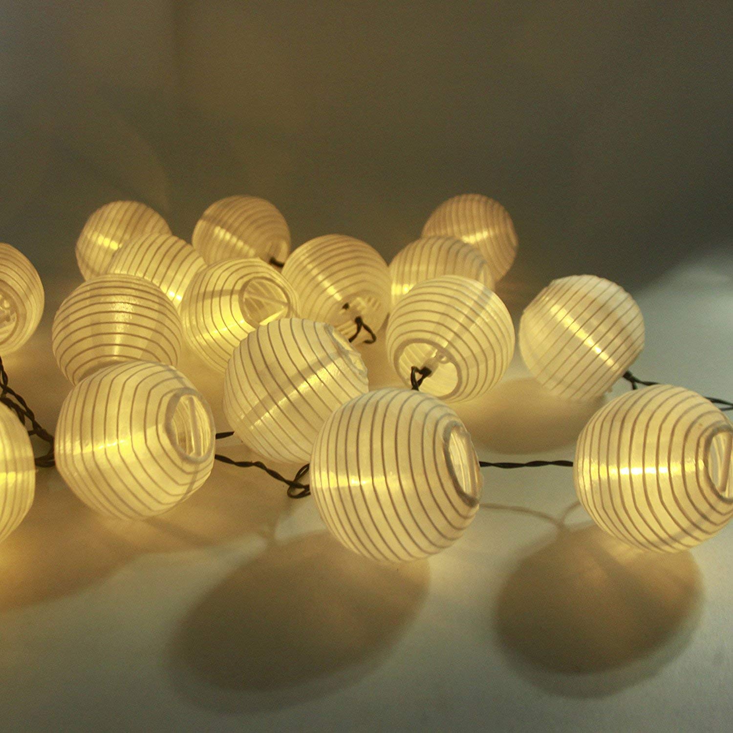 Solar Power Waterproof Lantern String Lights