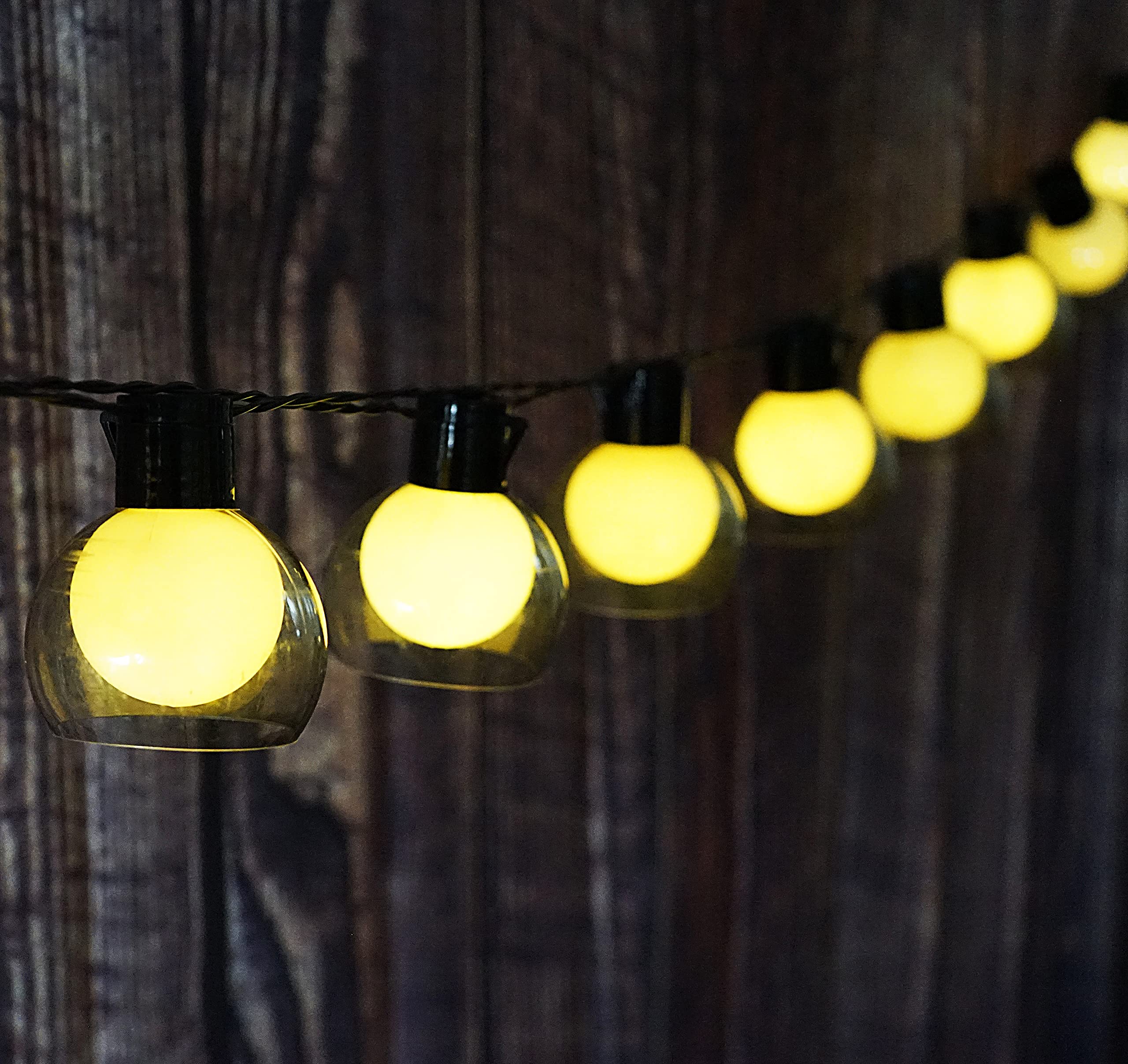Lightz LED Solar Powered Outdoor String Lights