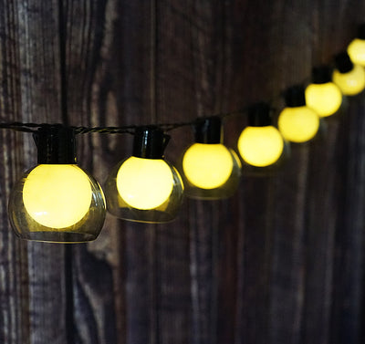 Lightz LED Solar Powered Outdoor String Lights
