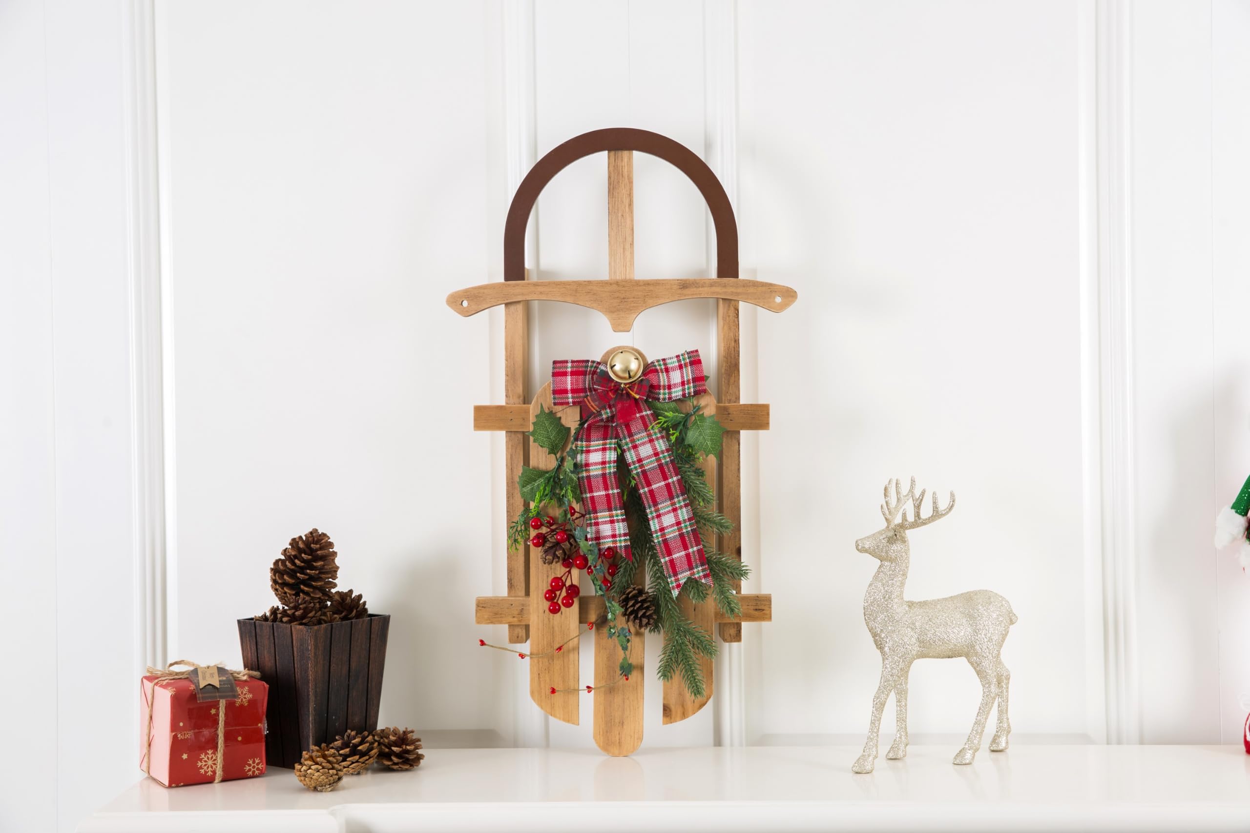 Christmas Sled Wall Art Decoration