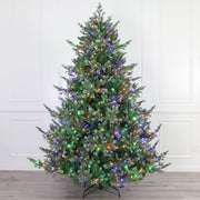 Western Mountains Blue Spruce Christmas Tree Pre-lit With Dual-color Lights