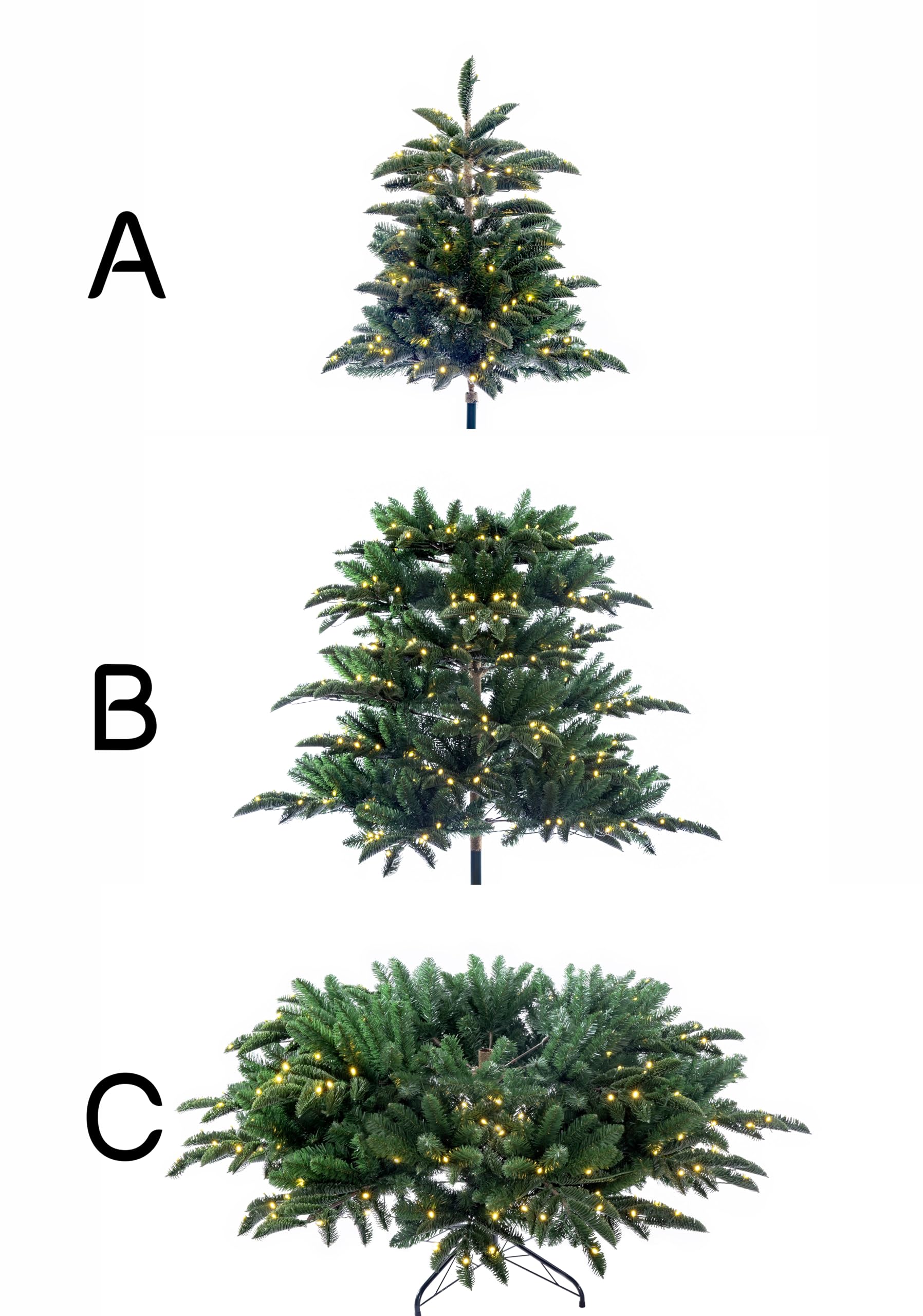 Appalachian Mountain Fraser Fir Artificial Christmas Tree (5ft Prelit)