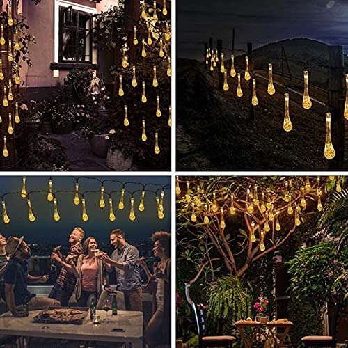 Teardrop Warm White LED String Light for Indoor and Outdoor Home Decoration