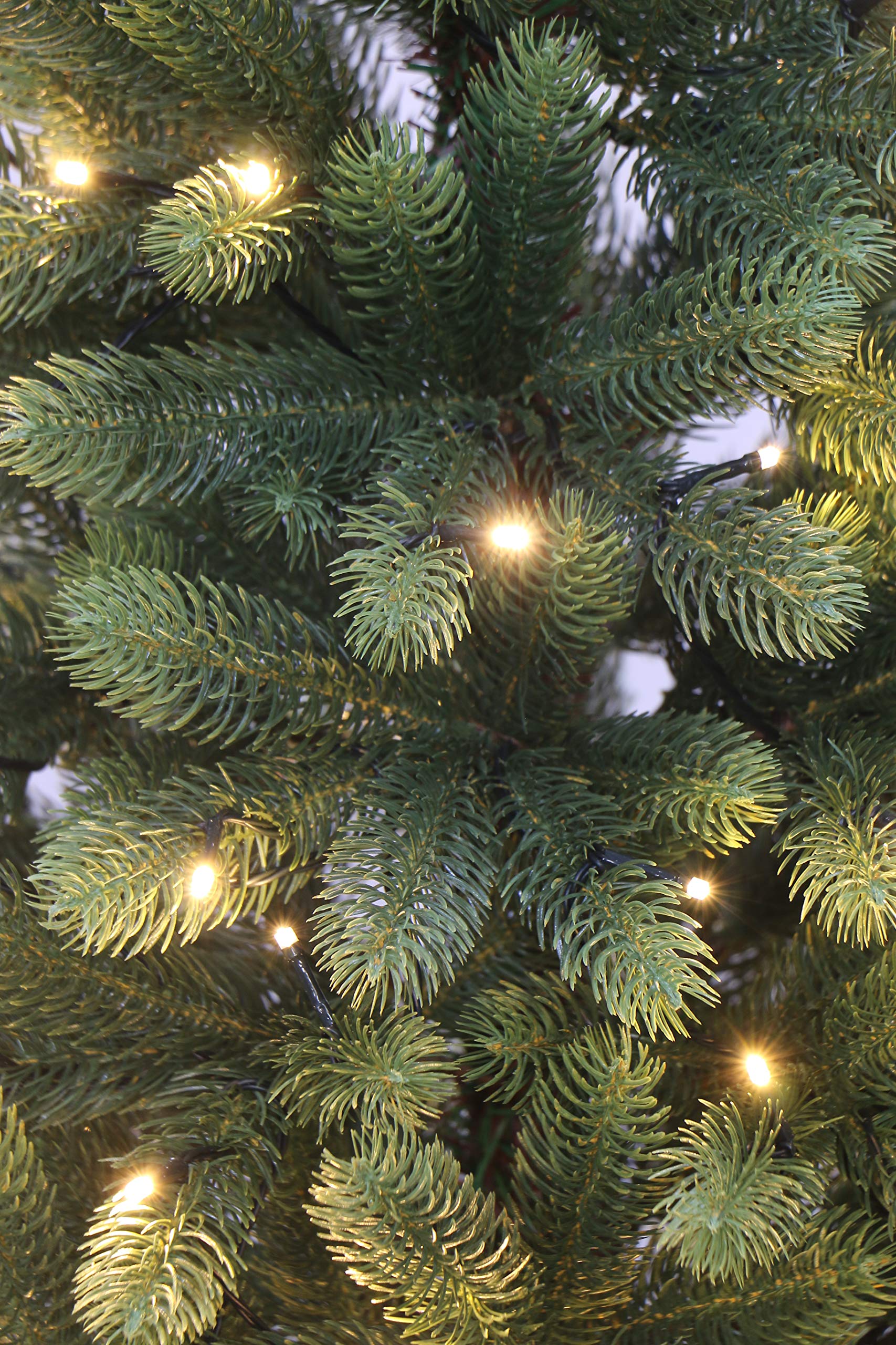 3 Foot The Most Realistic Tabletop Little Spruce Christmas Tree with LED Lights