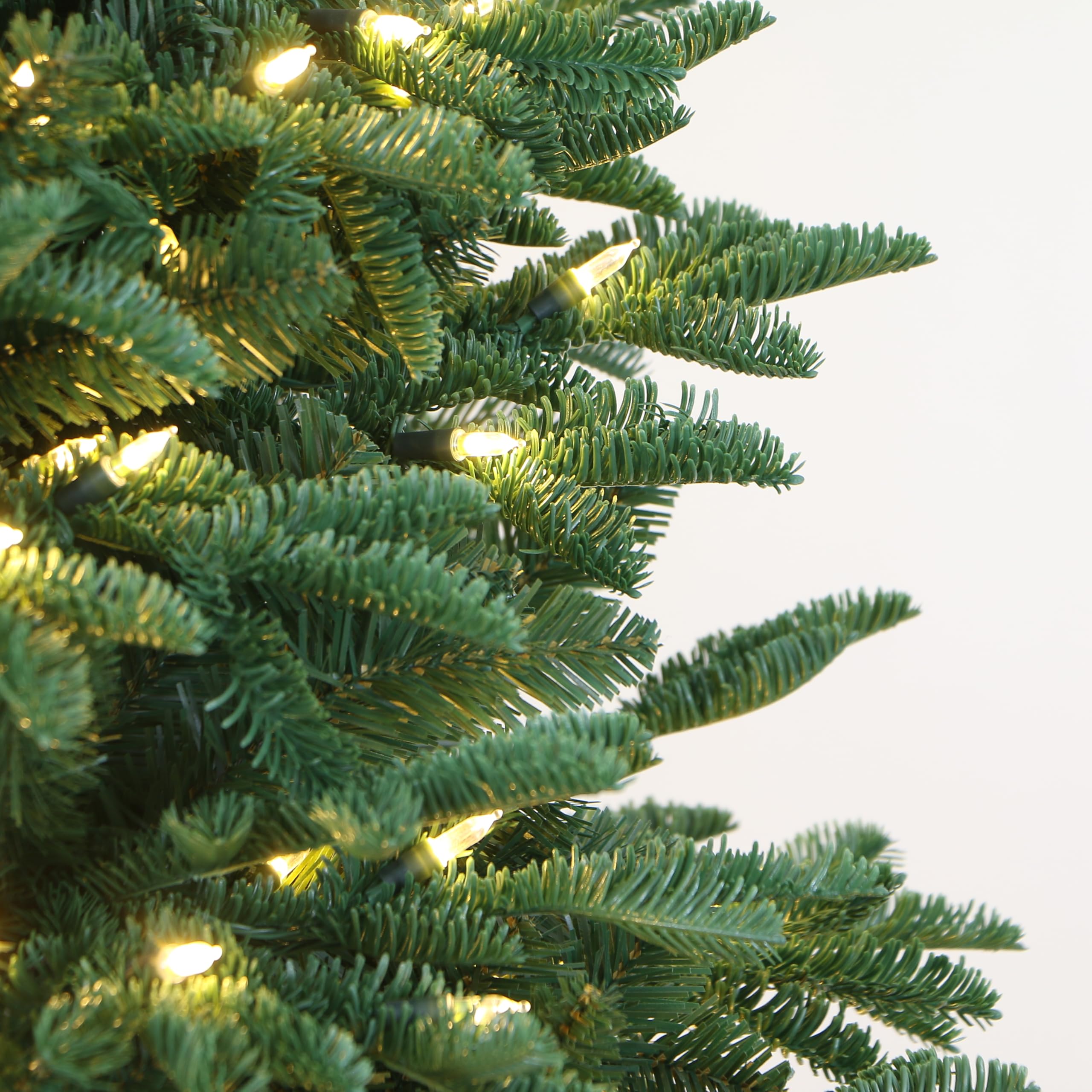 Holiday Stuff Pre-Lit Fraser Fir Christmas Tree with Warm White LED Lights