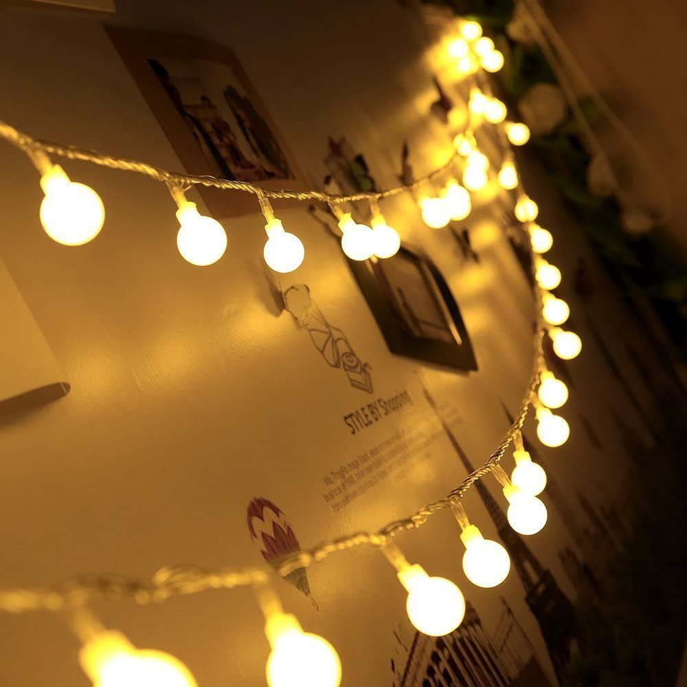 HOLIDAY STUFF 100 Led Globe Waterproof Fairy Lights Indoor Outdoor use Perfect for Wedding PartyChristmas Summer Patio