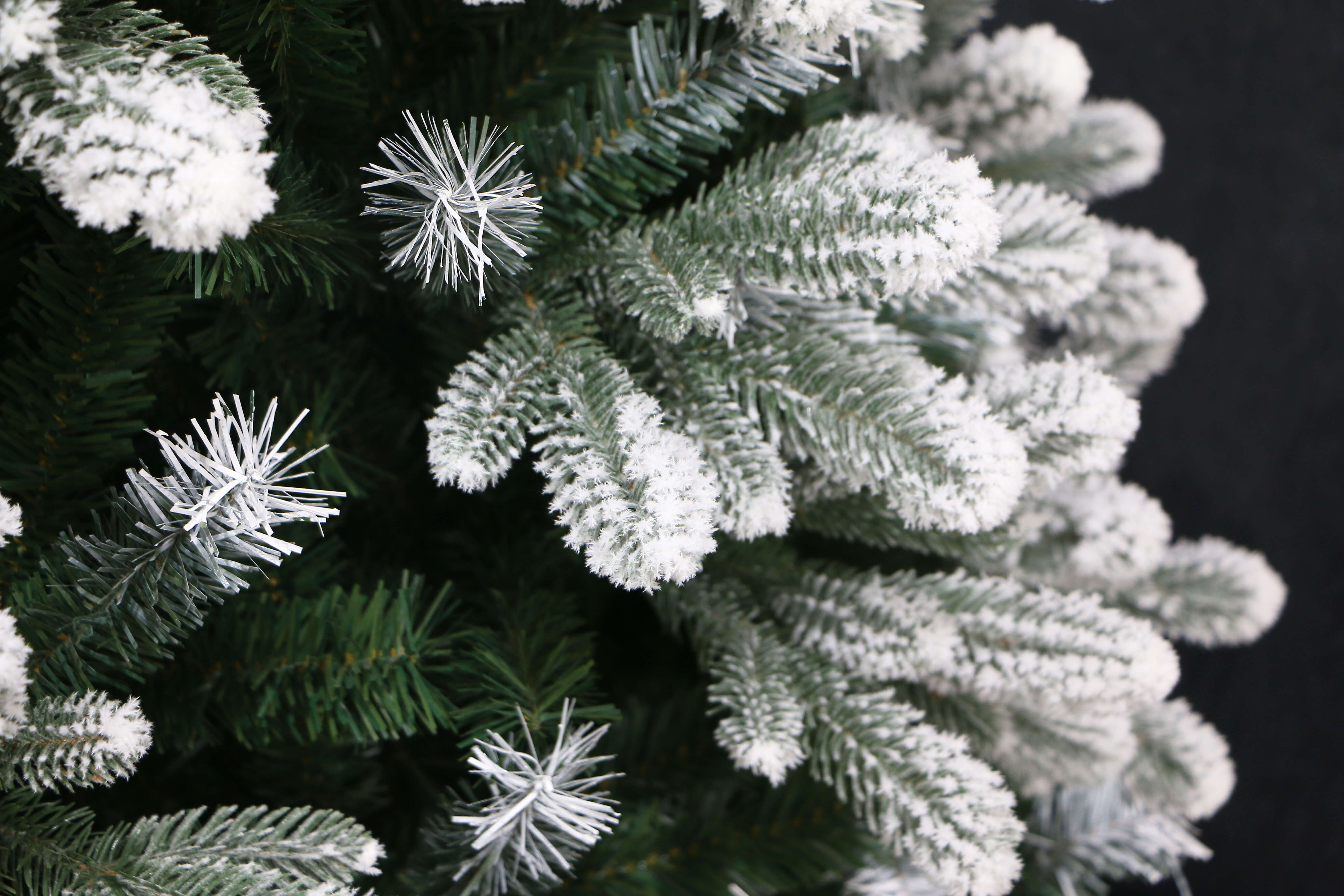 Frosted Winter Spruce Flocked Christmas Tree