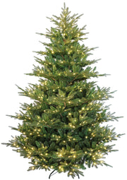 Rocky Mountain Fir Wide Artificial Christmas Tree Pre-lit
